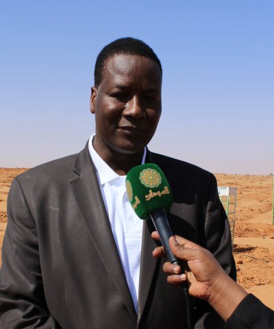 ministre camara lors dune interview  la presse soudanaise